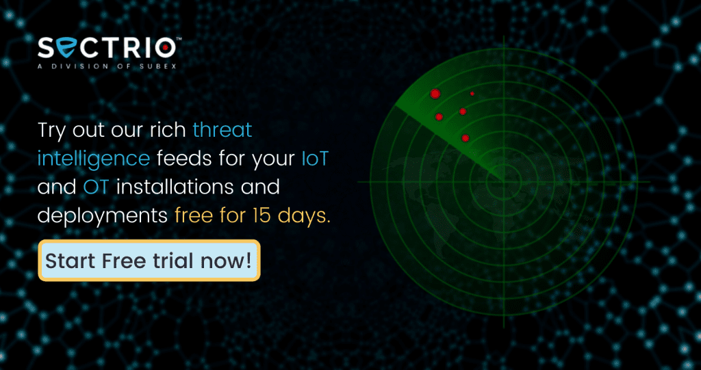 OT and IoT threat intelligence feeds free for 15 days