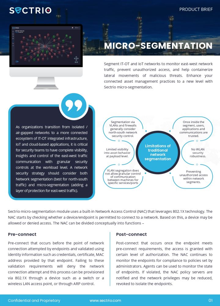 Product Brief Micro segmentation