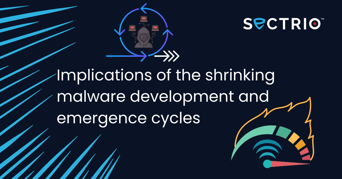 Implications of the shrinking malware development and emergence cycles